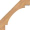 Ekena Millwork 5 1/2"W x 32"D x 32"H Merced Smooth Knee Brace, Western Red Cedar BRC06X32X32MRC00SWR - alternate 4